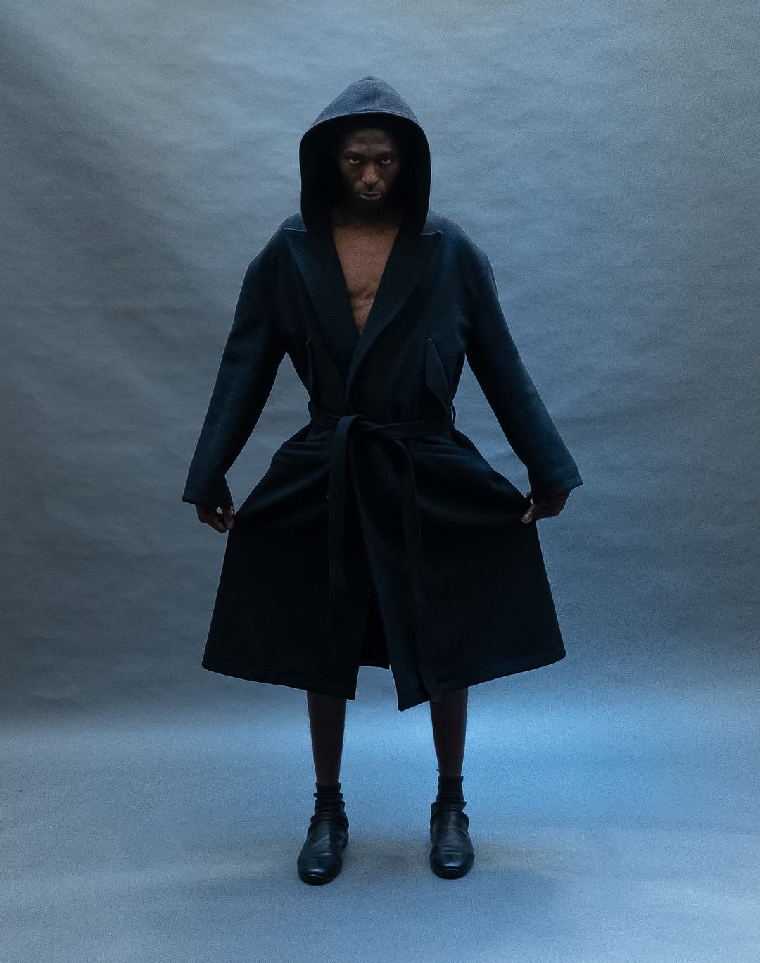 05 — PrenchCoat in Wool by Thelonious Stokes
