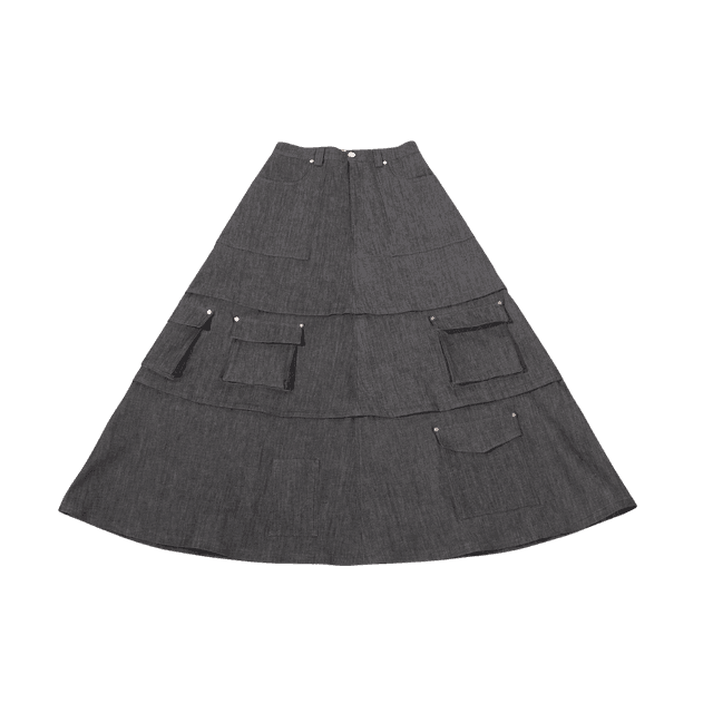 Skirt in Denim by Thelonious Stokes