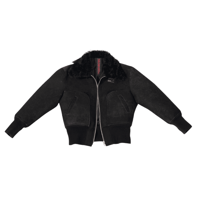 Riders Coat in LambSkin with Shirling by Thelonious Stokes