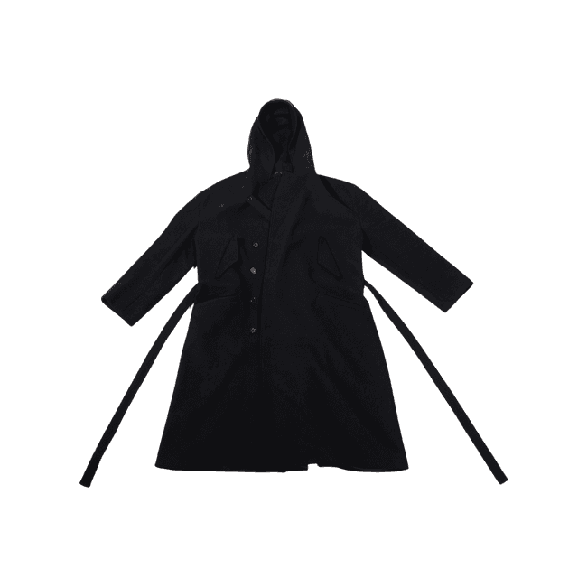 PrenchCoat in Wool by Thelonious Stokes