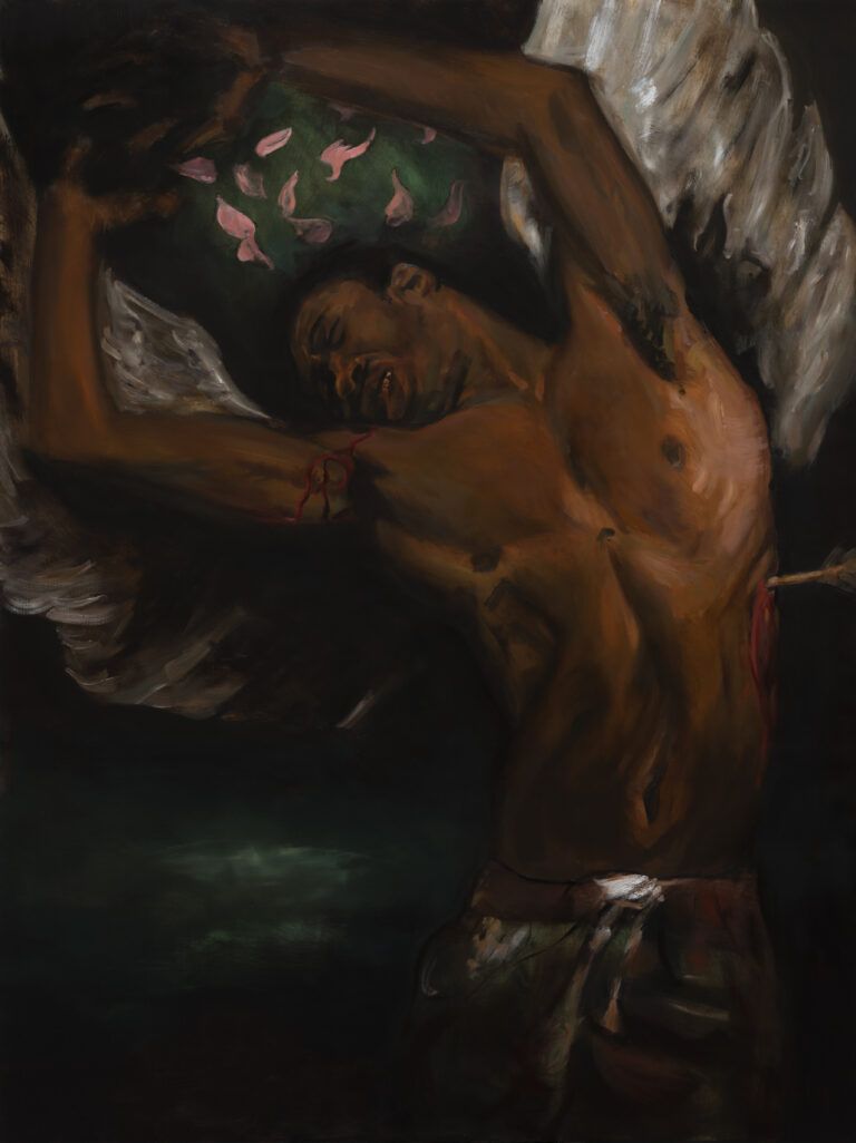 A LOVE LETTER FROM ONE NEGRO ANGEL OFF COTTAGE GROVE ;SAINT SEBASTIAN ( 200x150 cm)